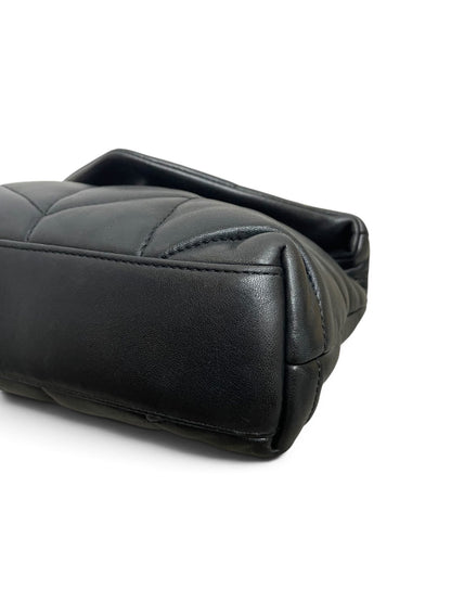 Angolo inferiore Saint Laurent Loulou Puffer Mini pelle agnello