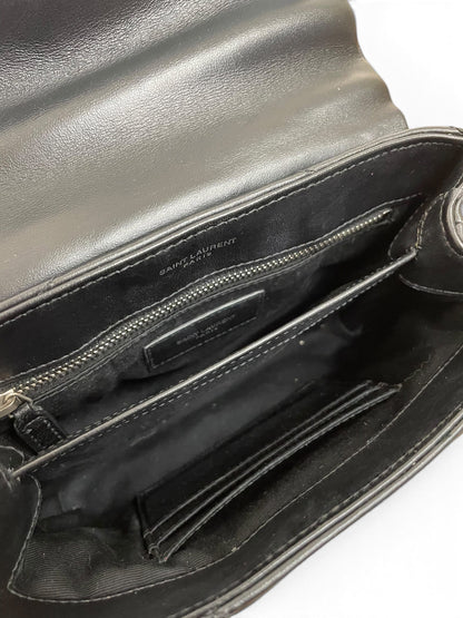 Interno borsa Saint Laurent Loulou Toy nera tasche