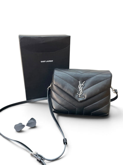 Saint Laurent Loulou Toy Bag nera con scatola originale