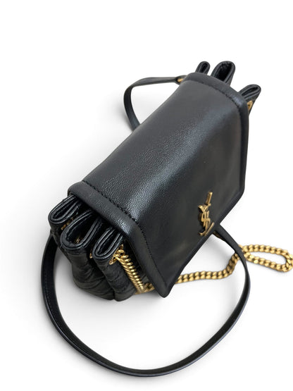 Saint Laurent Nolita Mini vista dall'alto con apertura