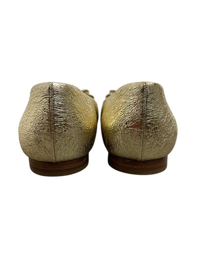 Salvatore Ferragamo scarpe ballerine color champagne misura 5.5 (IT 36) - AgeVintage