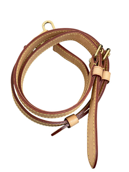 Tracolla regolabile in pelle di vacchetta naturale per borsa Louis Vuitton Bandoulière