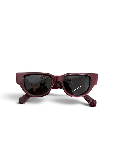 Valentino V-Due occhiali bordeaux chiusi vista frontale
