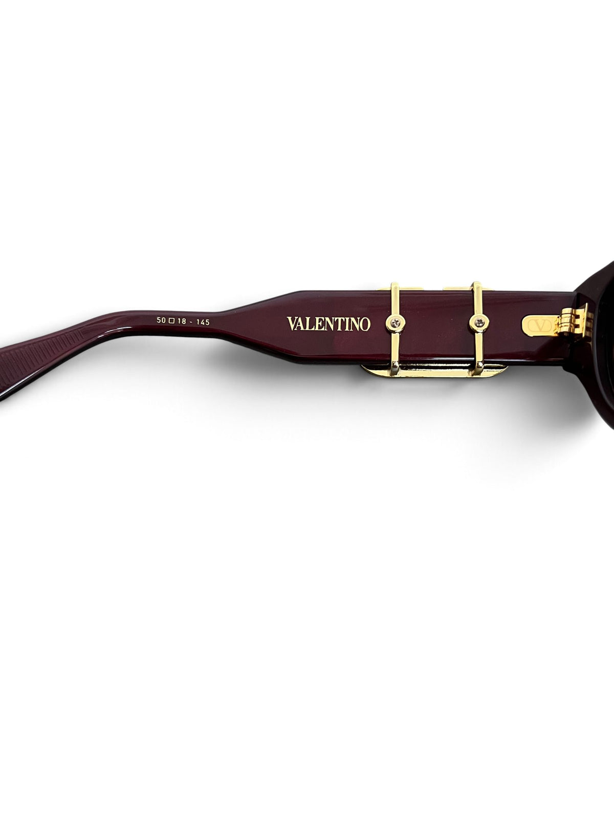 Valentino V-Due asta interna con logo e taglia 50-18-145