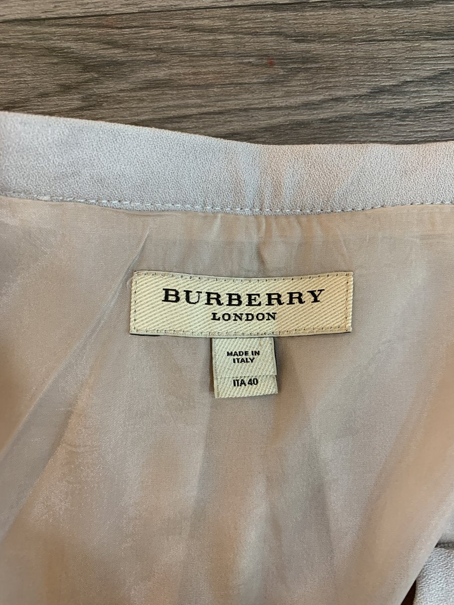 Burberry London gonna in lana colore grigio tg. 40 - AgeVintage