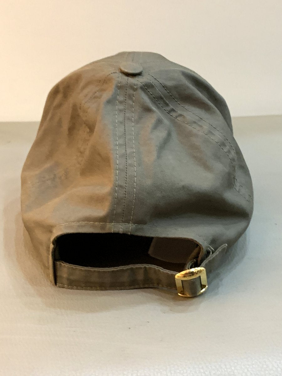Celine Cappello da baseball in cotone colore verde kaki - AgeVintage