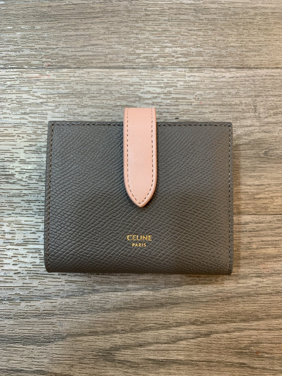 Celine portafoglio essentials in pelle bicolore - AgeVintage