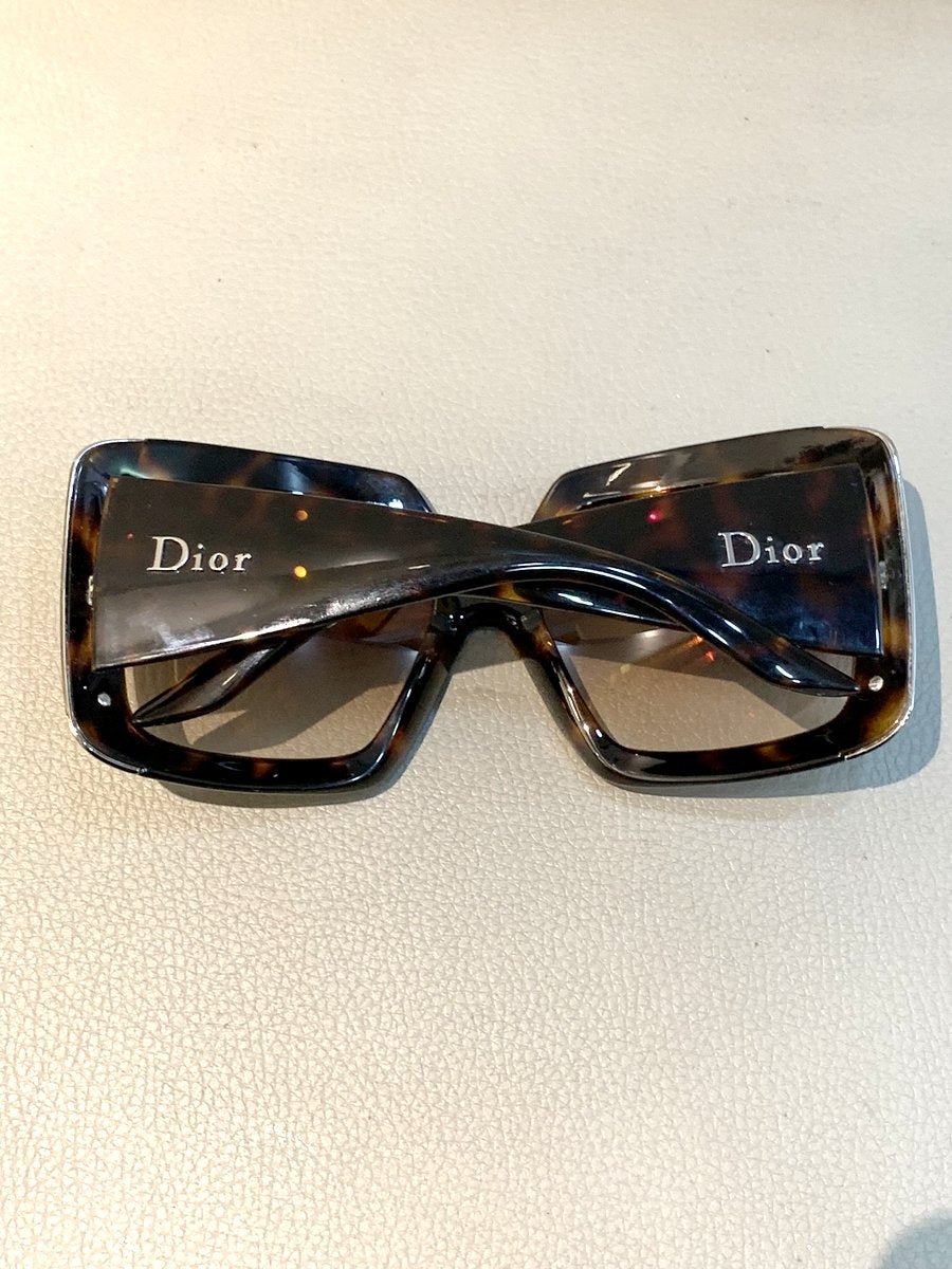 Dior Occhiali da sole Diorissima 1 V08SH colore marrone - AgeVintage