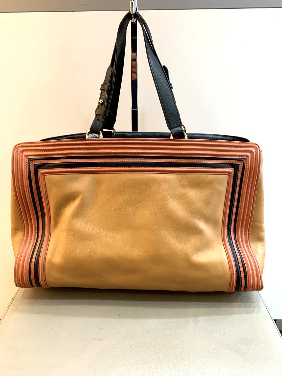 Dries Van Noten Borsa a spalla in pelle - AgeVintage
