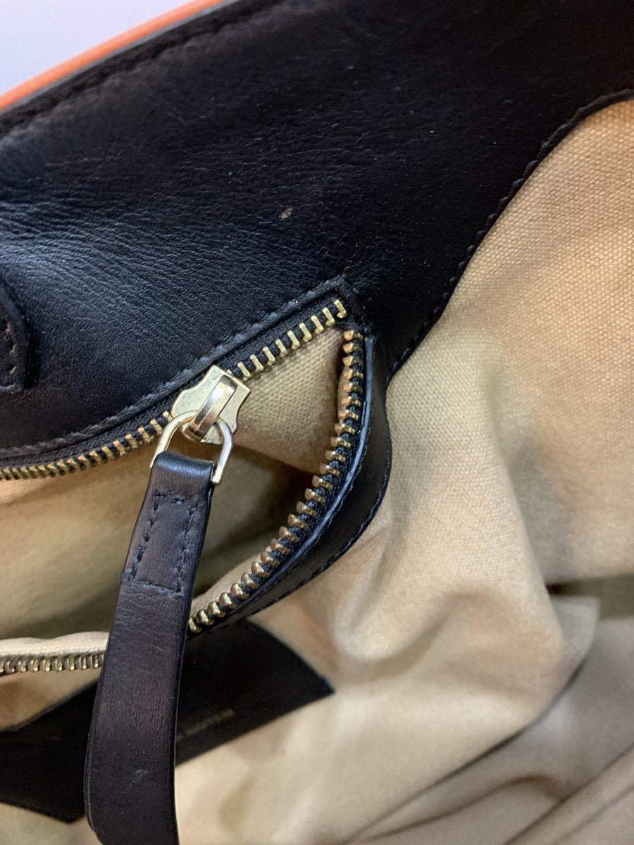 Dries Van Noten Borsa a spalla in pelle - AgeVintage