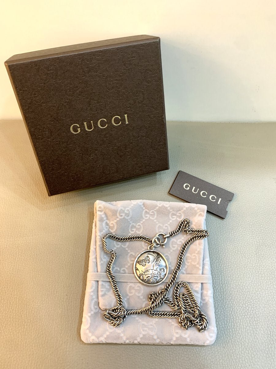 Gucci Collana in argento modello flora - AgeVintage