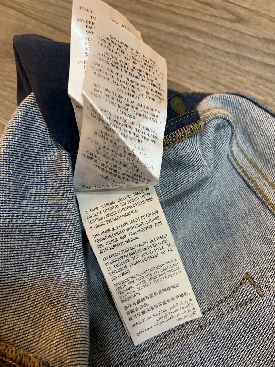 Gucci jeans donna taglia 40 ricamo fiore alla caviglia - AgeVintage