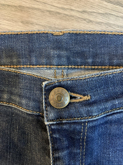 Gucci jeans donna taglia 40 ricamo fiore alla caviglia - AgeVintage