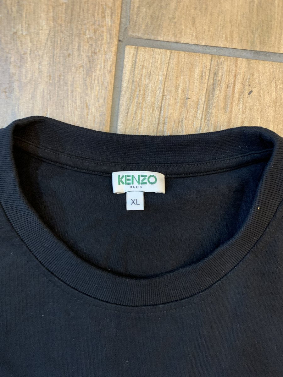 Kenzo shirt in cotone colore nera tg. XL - AgeVintage