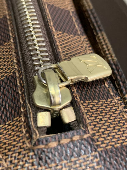 Louis Vuitton Geronimo tracolla in damier ebene - AgeVintage