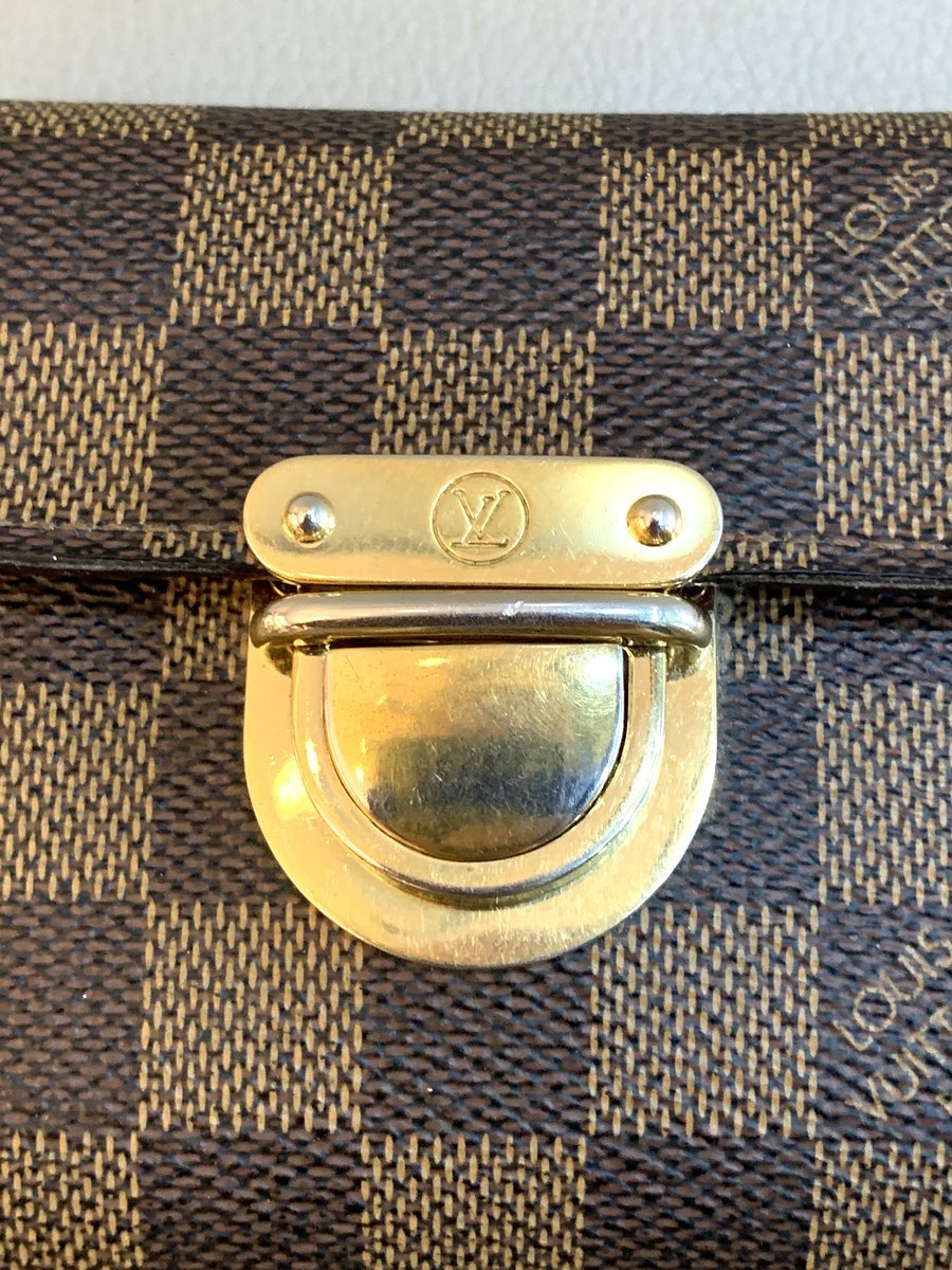 Louis Vuitton Koala portafoglio damier ebene - AgeVintage