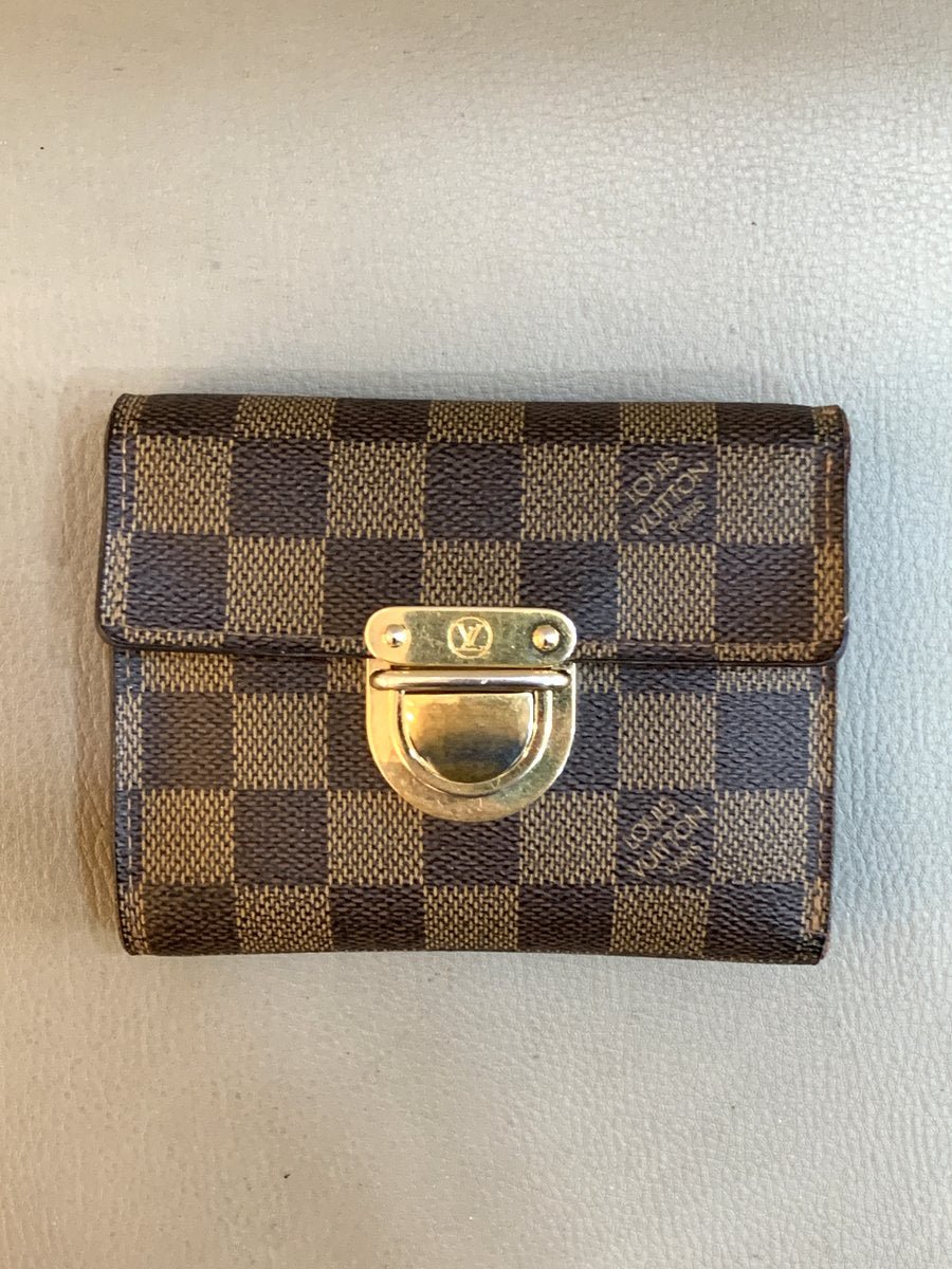 Louis Vuitton Koala portafoglio damier ebene - AgeVintage