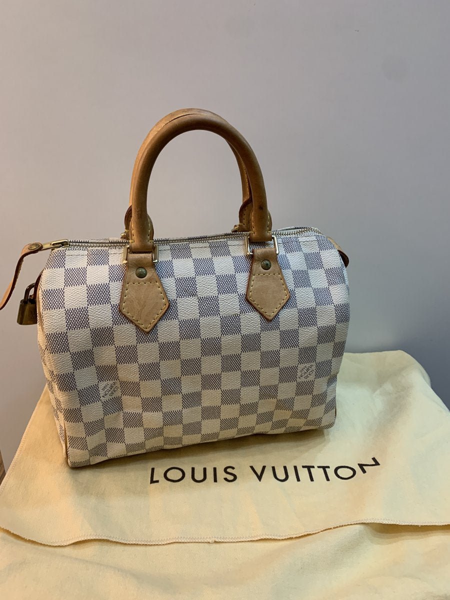 Louis Vuitton speedy 25 damier azur - AgeVintage