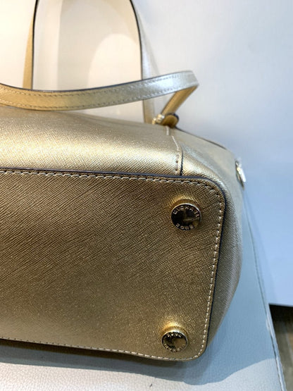 Michael Kors Shopping bag in pelle color oro - AgeVintage