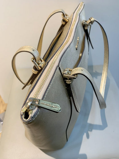 Michael Kors Shopping bag in pelle color oro - AgeVintage