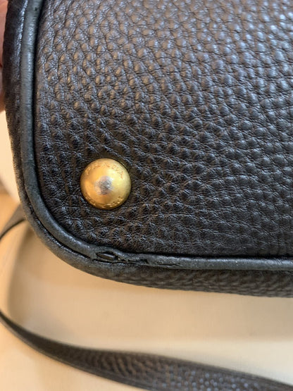 Prada Borsa a mano con tracolla in pelle colore nera - AgeVintage