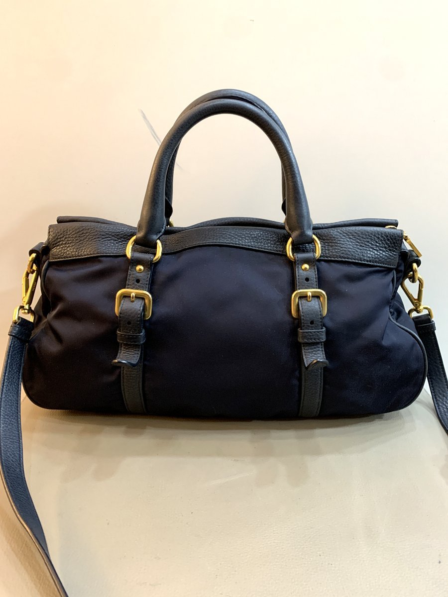 Prada borsa a mano tessuto sales