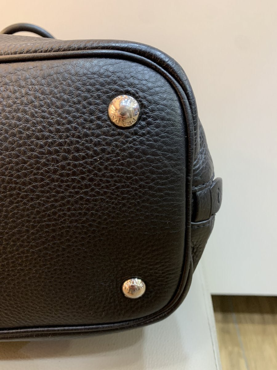 Prada borsa shopping BN2419 in pelle colore nera - AgeVintage