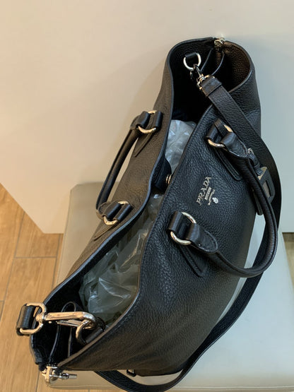 Prada borsa shopping BN2419 in pelle colore nera - AgeVintage