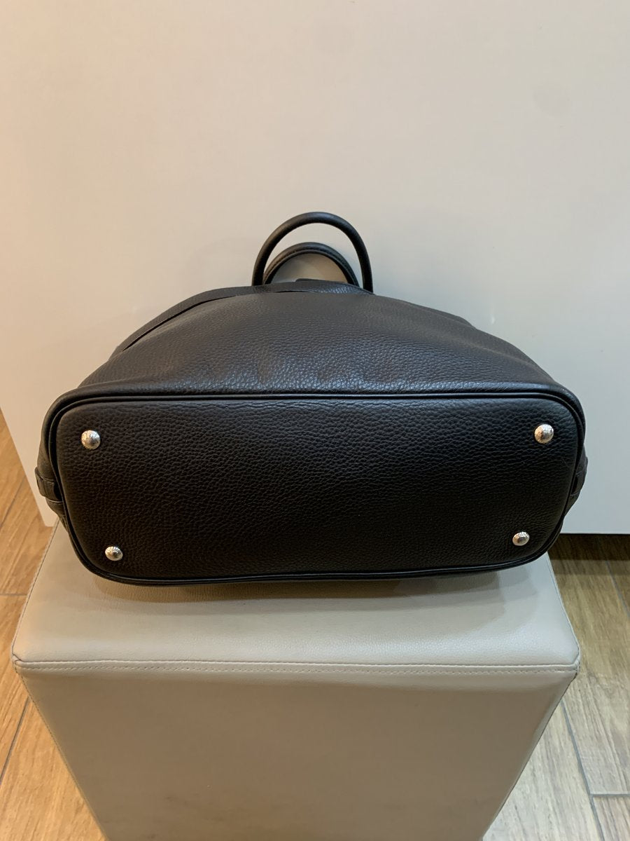 Prada borsa shopping BN2419 in pelle colore nera - AgeVintage