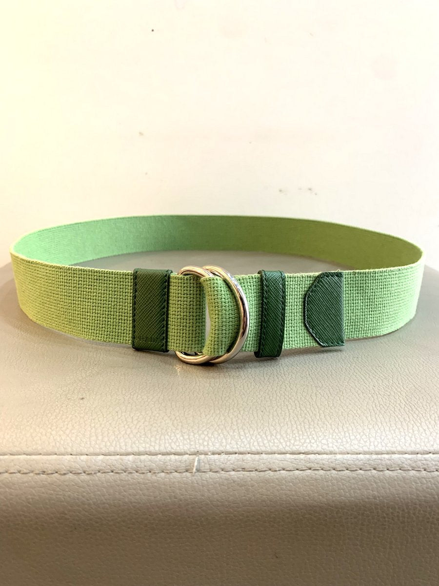 Prada cintura in tela colore verde - AgeVintage