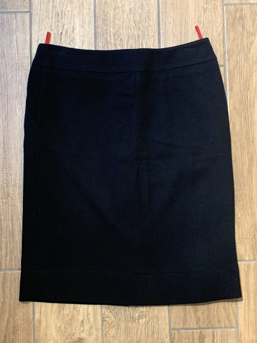 Prada gonna in lana tg. 44 colore nera - AgeVintage