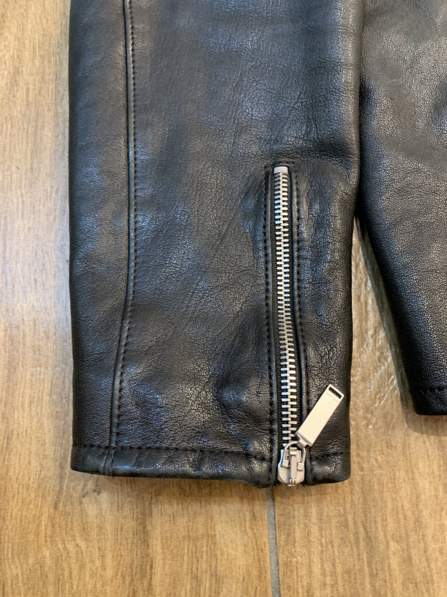 Saint Laurent Giubbotto in pelle taglia 50 - AgeVintage