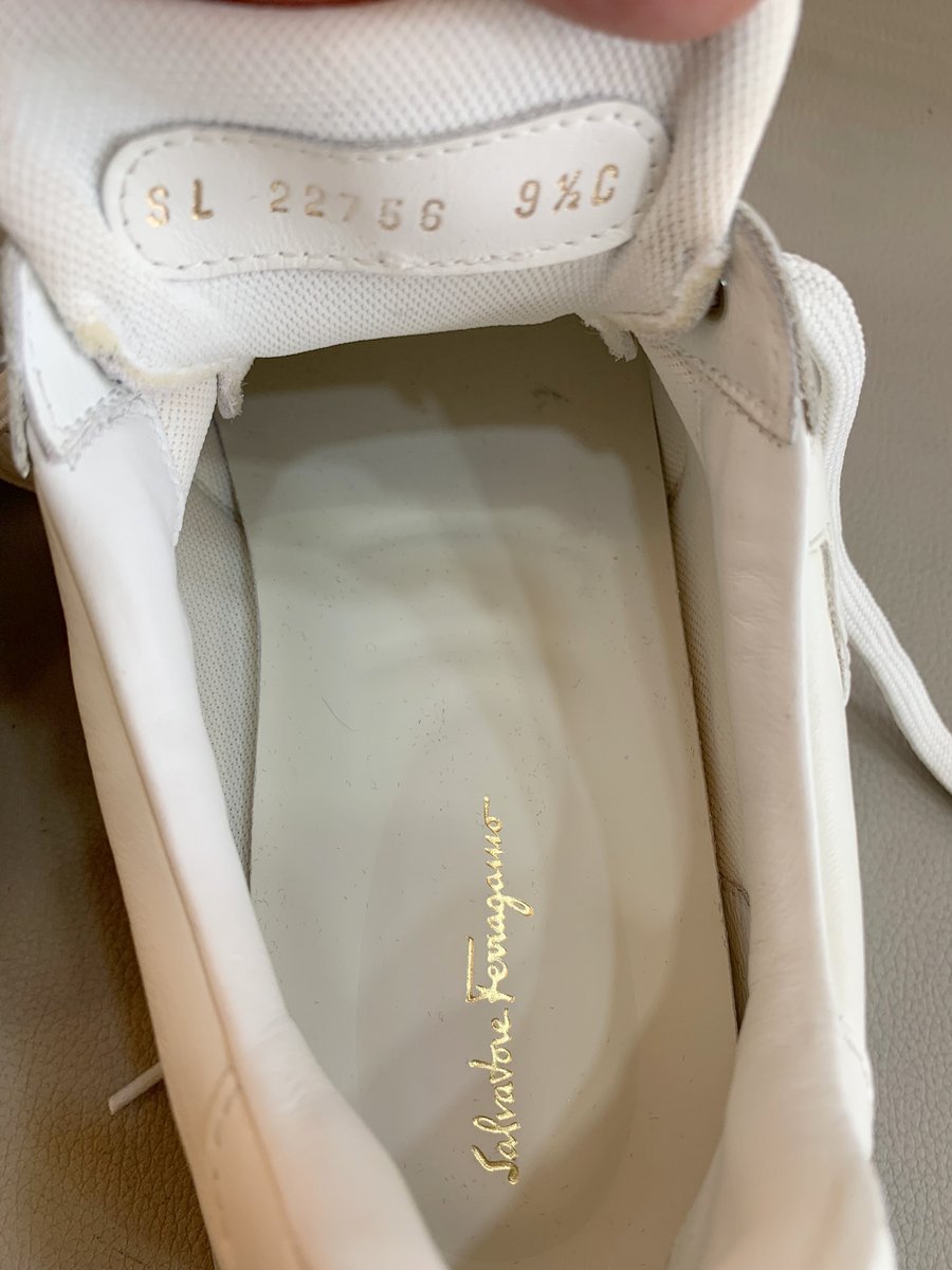 Salvatore Ferragamo sneakers donna misura 9,5 (IT 39,5) - AgeVintage