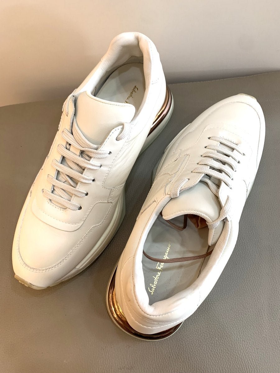 Salvatore Ferragamo sneakers donna misura 9,5 (IT 39,5) - AgeVintage