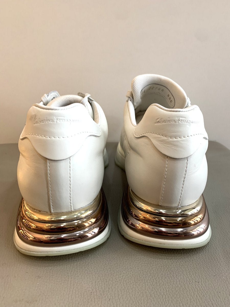 Salvatore Ferragamo sneakers donna misura 9,5 (IT 39,5) - AgeVintage