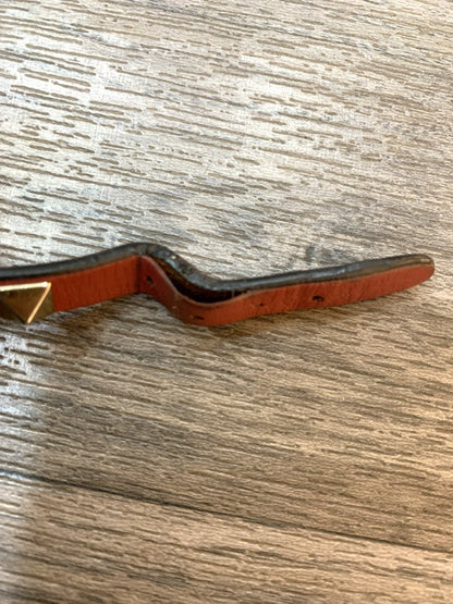 Valentino Bracciale Rockstud in pelle con borchie - AgeVintage