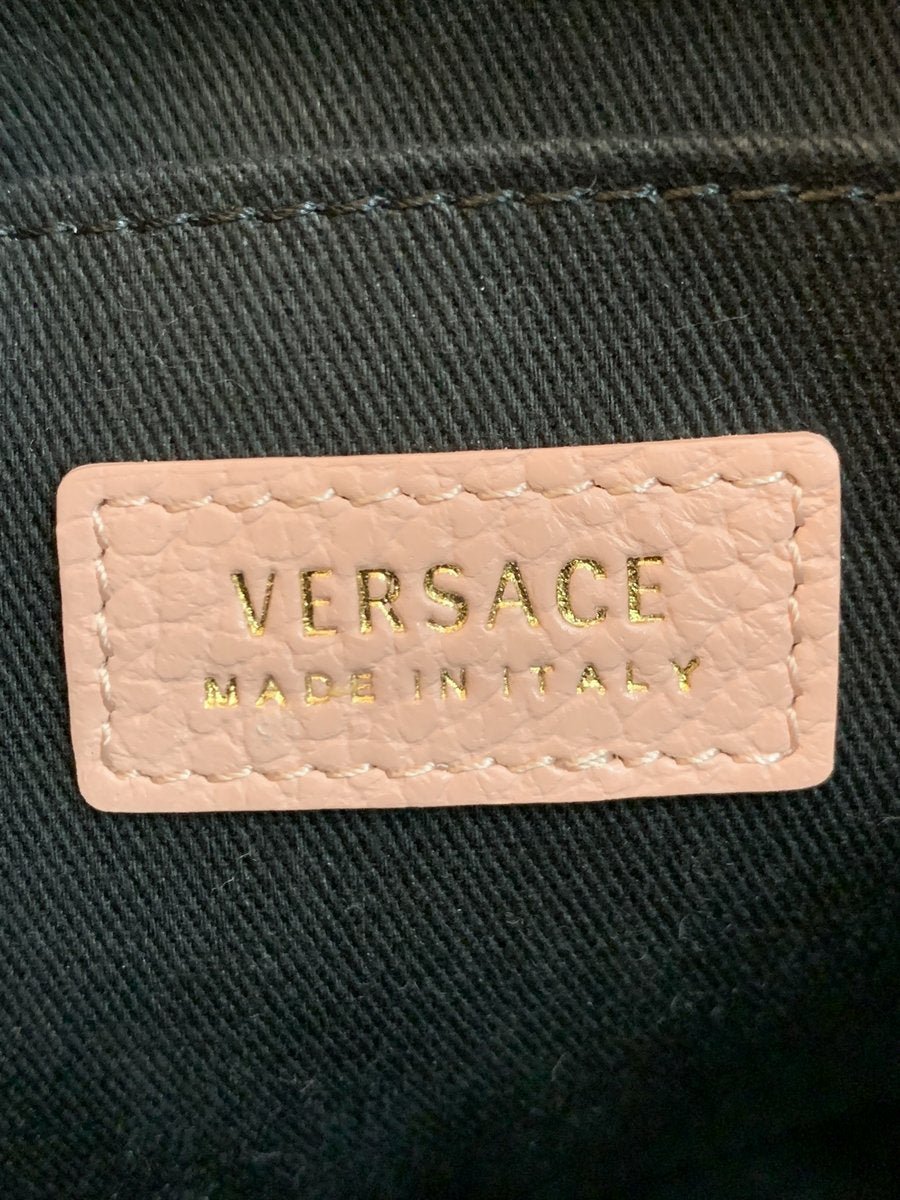 Versace pochette in pelle colore rosa - AgeVintage
